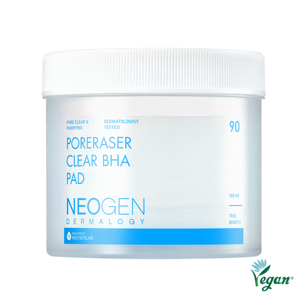 DERMALOGY PORERASER CLEAR BHA PAD 160ML (90 PADS)