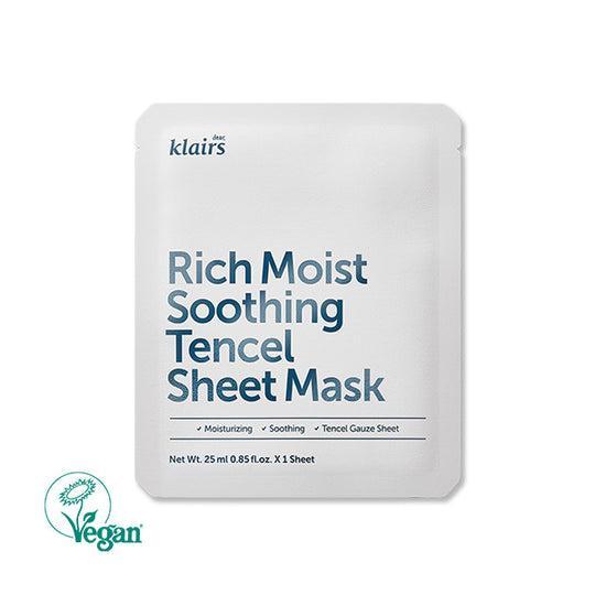 Rich Moist Soothing Tencel Sheet Mask 25ml X 10ea