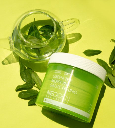 Green Tea Moist PHA Gauze Peeling 30pad