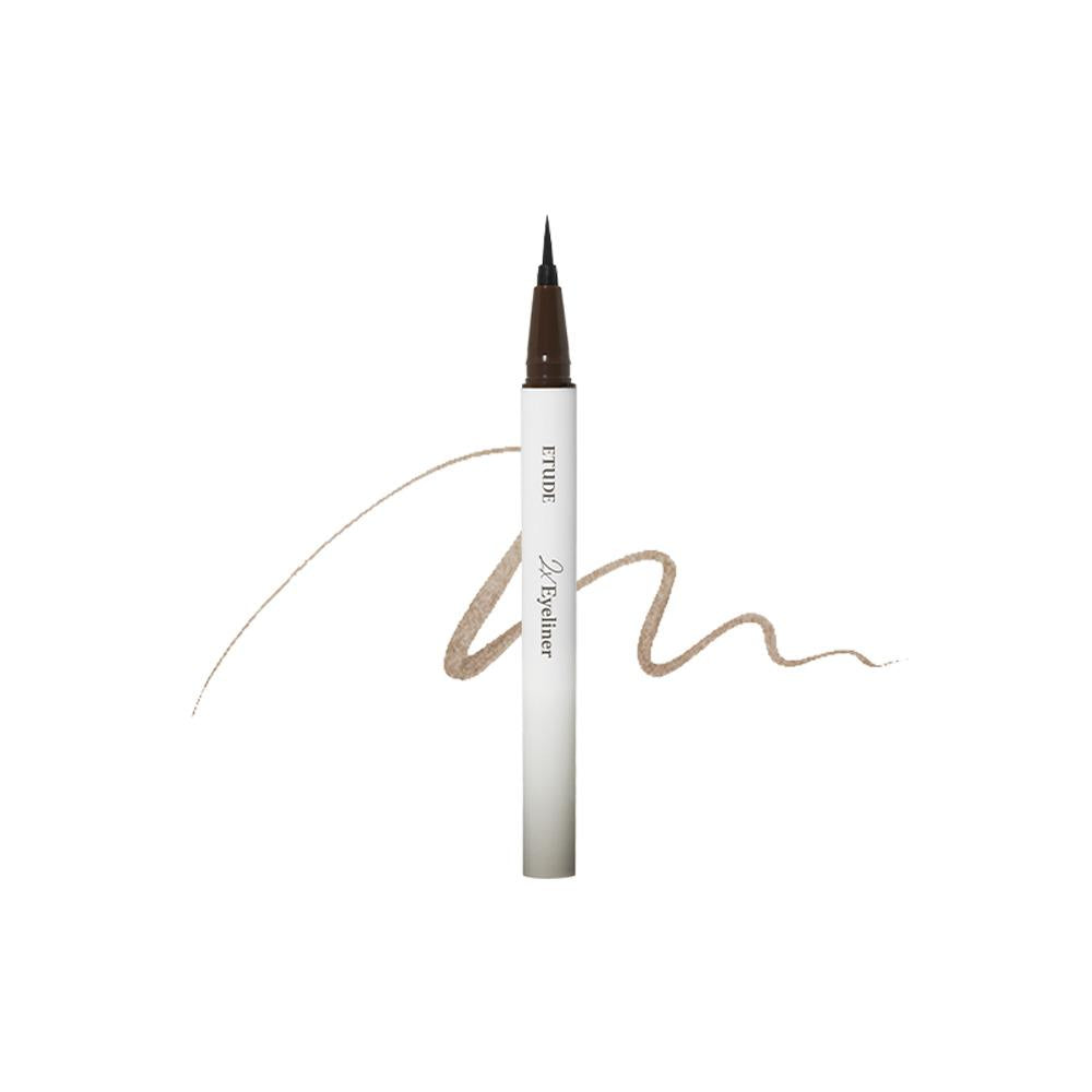 2X Tinting Eyeliner -02 Natural Light Brown
