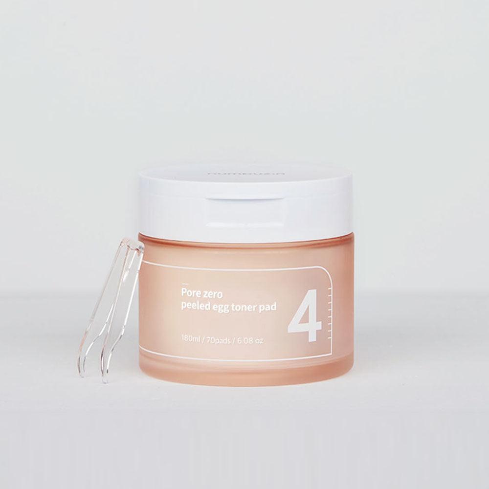 No.4 Pore Zero Peeled Egg Toner Pad 70pads 180ml
