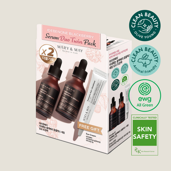 Idebenone Blackberry Serum Duo Twin Pack (30ml X2+eye Cream12g)
