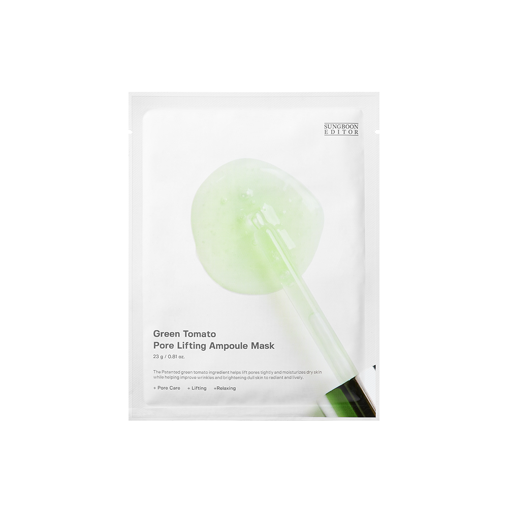 Green Tomato Pore Lifting Ampoule Mask 23g 10pcs