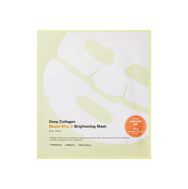 Deep Collagen Niacin Vita C Brightening Mask 37g 4ea