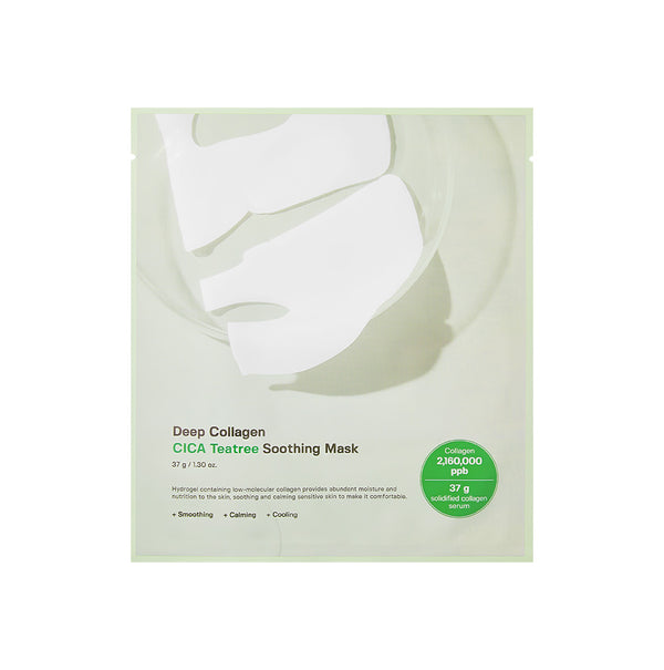 Deep Collagen Cica Teatree Soothing Mask 37g 4ea