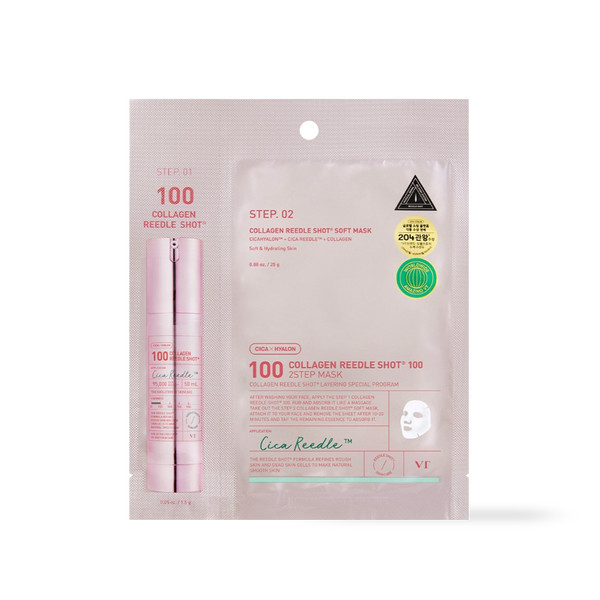 COLLAGEN Reedles Shot 100hl 2 STEP MASK