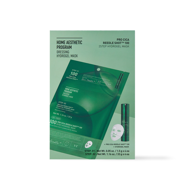 PRO CICA Reedle Shot 100 2STEP Hydrogel Mask 4ea