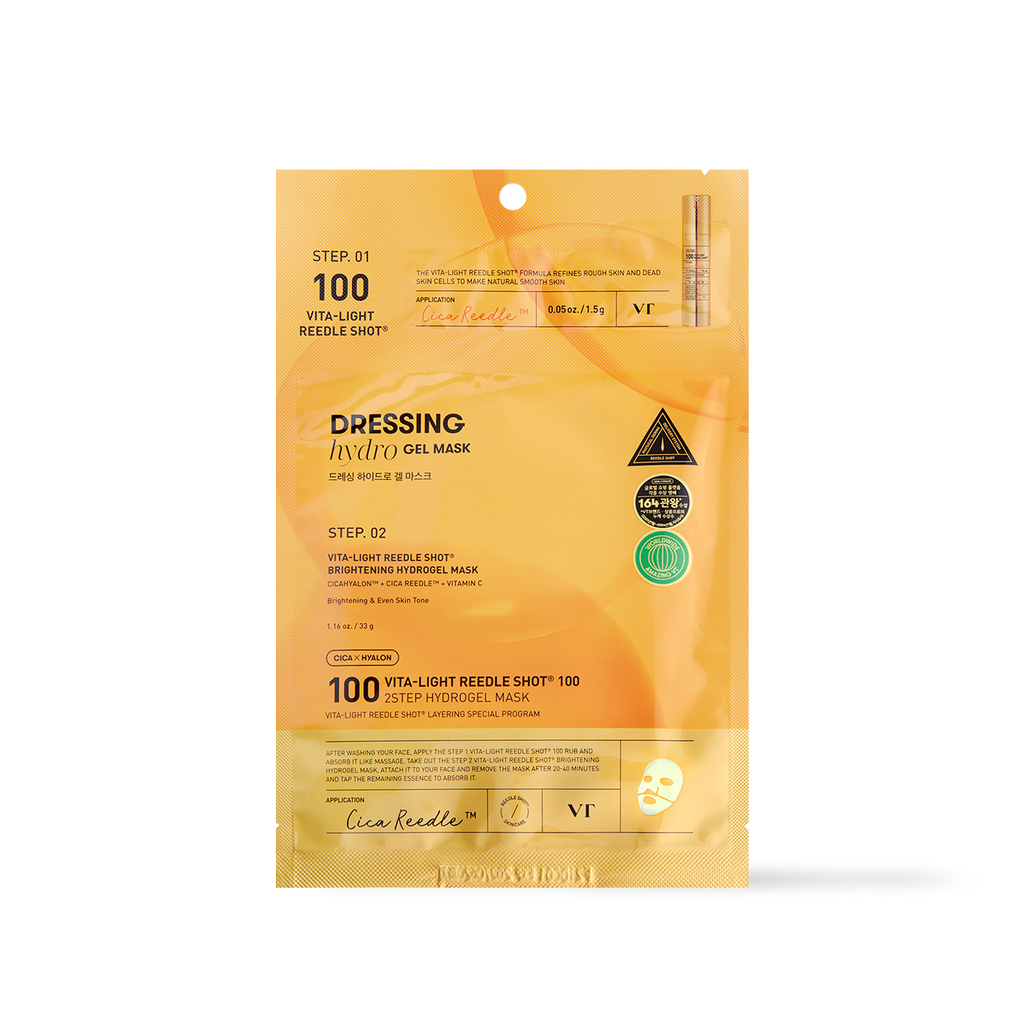 VITA-LIGHT Reedle Shot 100 2STEP Hydrogel Mask - 2type