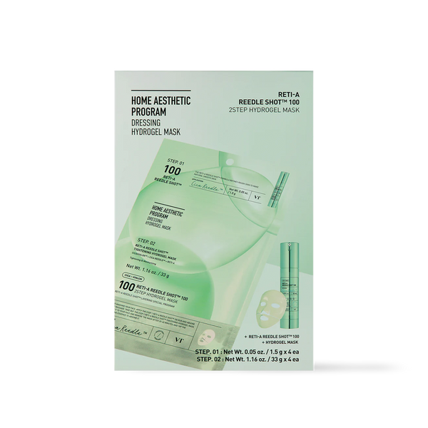 RETI-A Reedle Shot 100 2STEP Hydrogel Mask 4ea