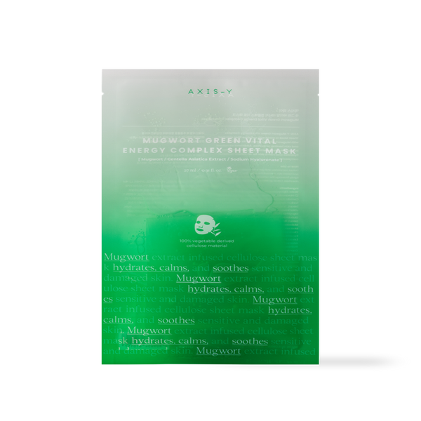 Mugwort Green Vital Energy Complex Sheet Mask 27ml
